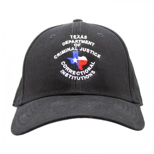 TDCJ Cap A Flex Cap in Black