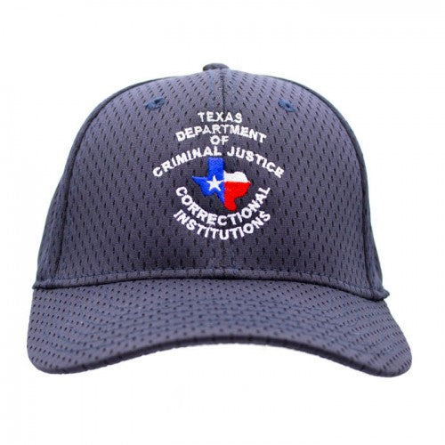 TDCJ Cap B Stretchable Polyester Pro Mesh Flex Cap in Navy