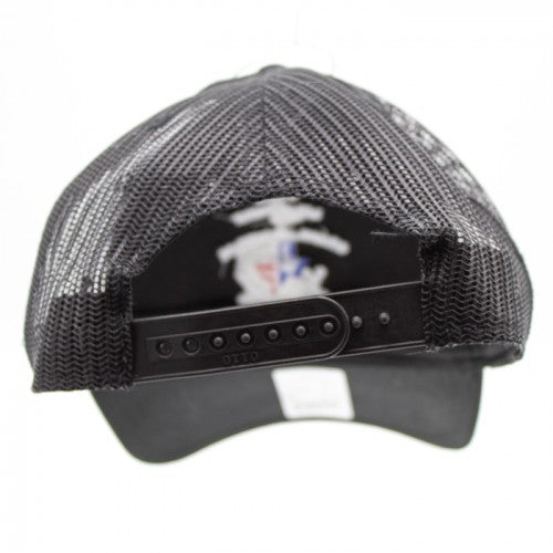 TDCJ Cap F Cotton Twill Six Panel Low Pro Mesh Cap in Black