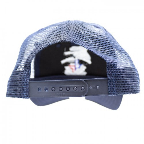 TDCJ Cap F Cotton Twill Six Panel Low Pro Mesh Cap in Navy