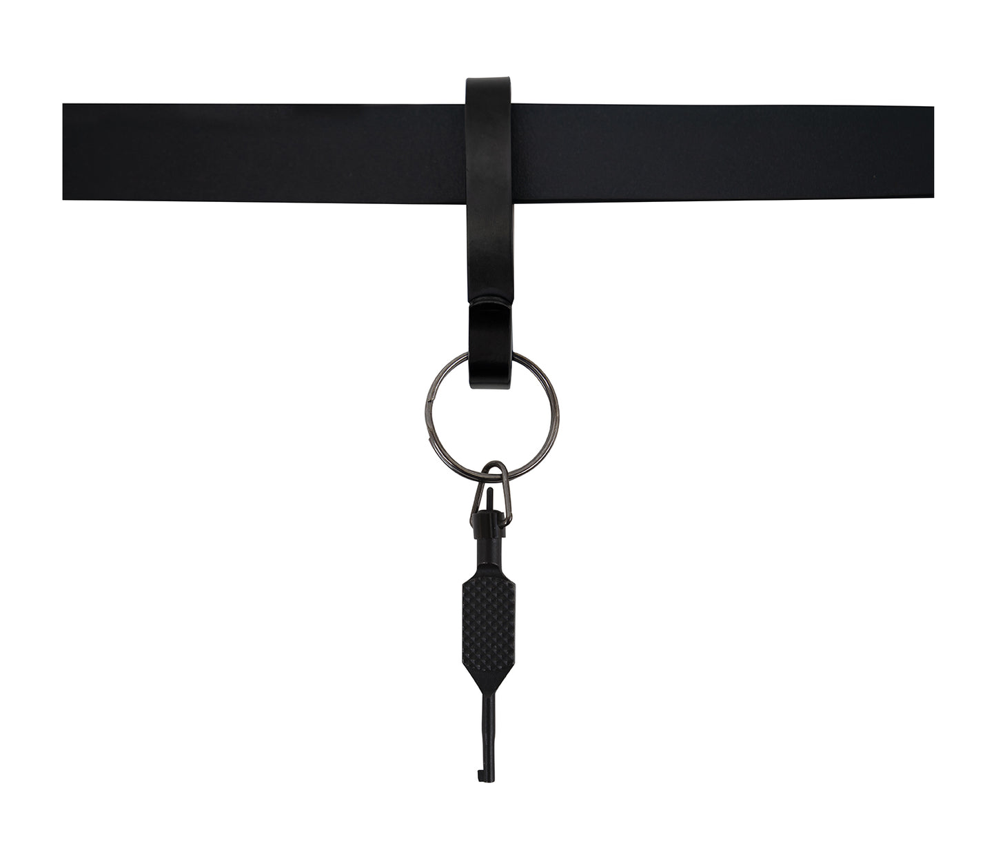 1843 Rothco Steel Belt Key Clip - Black