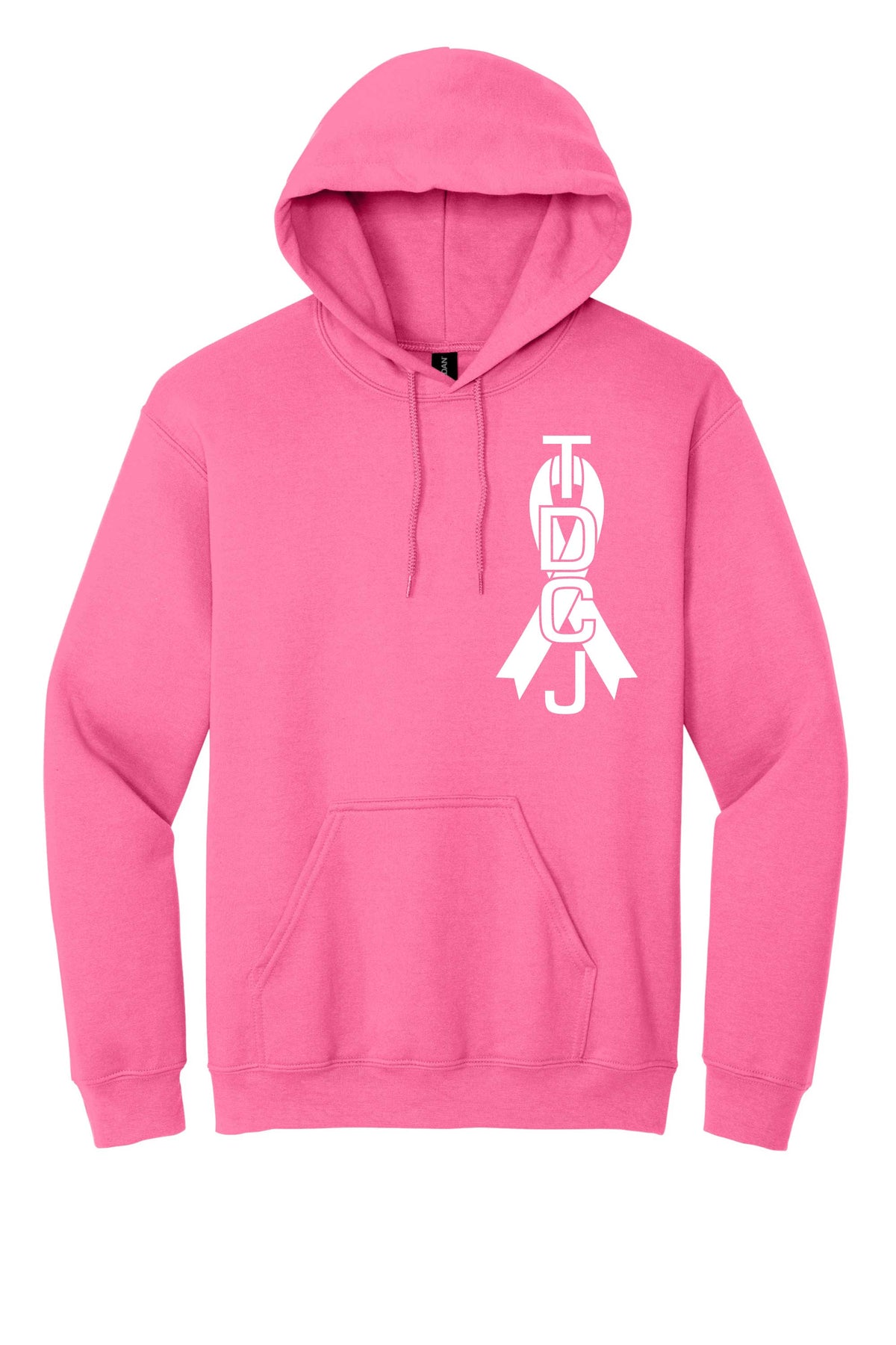 LIMITED EDITION - TDCJ Breast Cancer Awareness Gildan Heavy Blend™ Hooded Sweatshirt