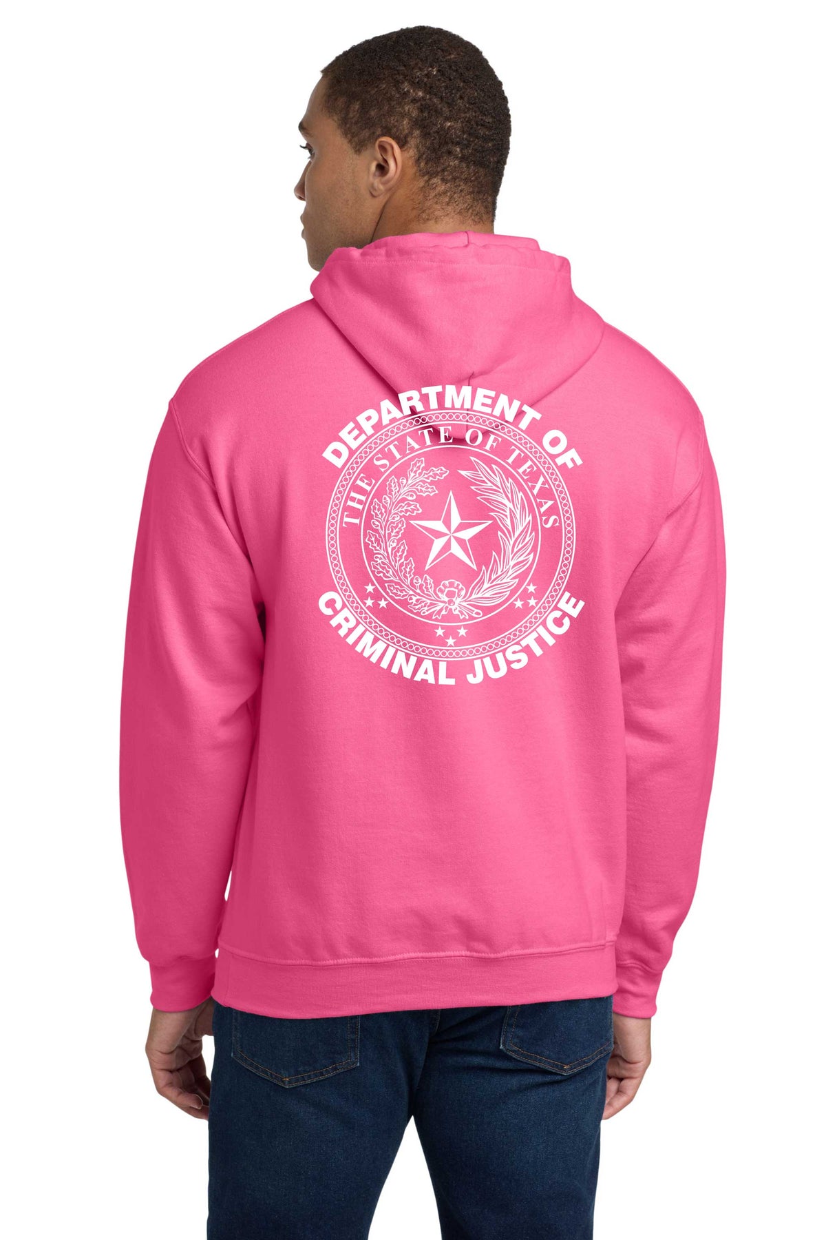 LIMITED EDITION - TDCJ Breast Cancer Awareness Gildan Heavy Blend™ Hooded Sweatshirt