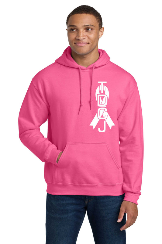 LIMITED EDITION - TDCJ Breast Cancer Awareness Gildan Heavy Blend™ Hooded Sweatshirt
