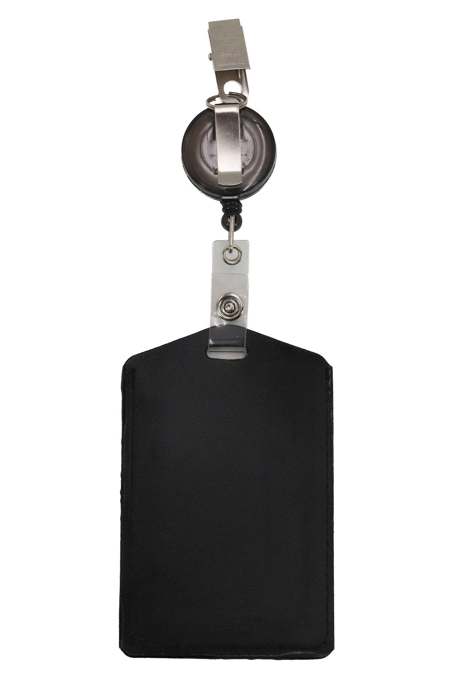 Black ID Card Holder Lanyard