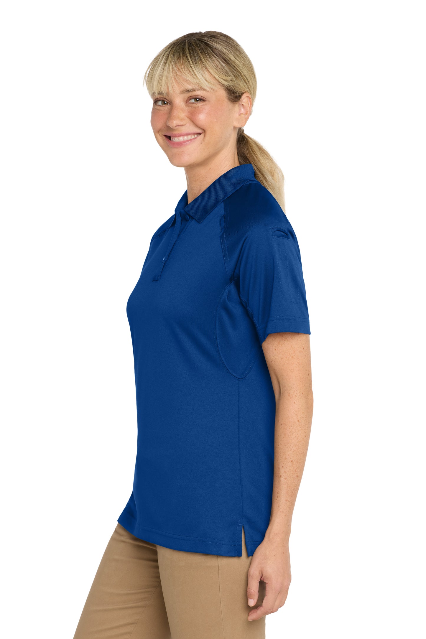Non-Security TDCJ CornerStone® Women's Select Snag-Proof Tactical Polo. CS411