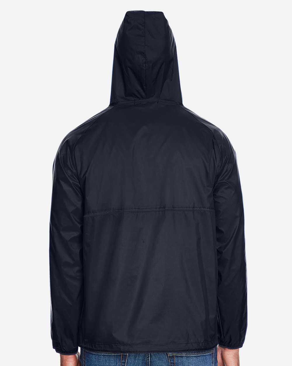 TDCJ Pullover Packable Hooded Nylon Jacket