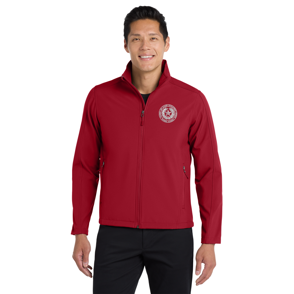 TDCJ Trainer J317 Core Soft Shell Jacket in Red