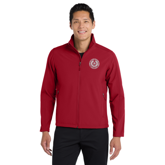 TDCJ Trainer J317 Core Soft Shell Jacket in Red