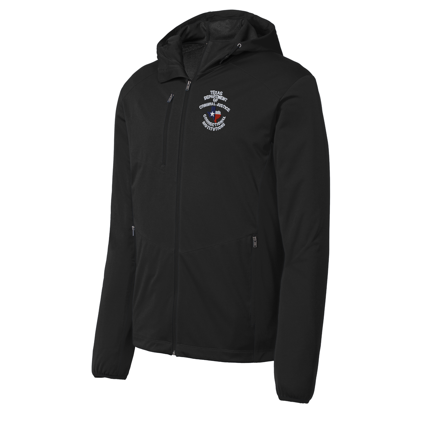J719 TDCJ Active Hooded Soft Shell Jacket