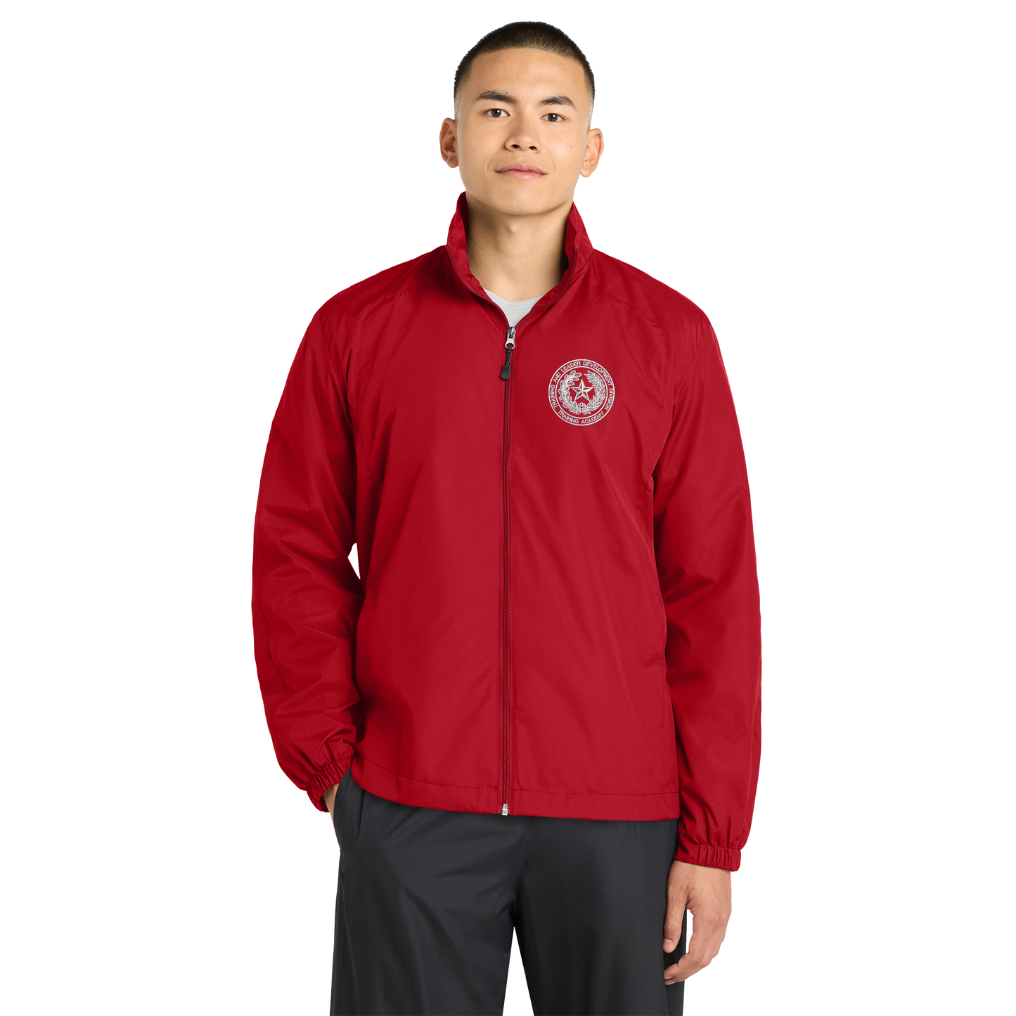 TDCJ Trainer JST70 Full-Zip Wind Jacket in Red