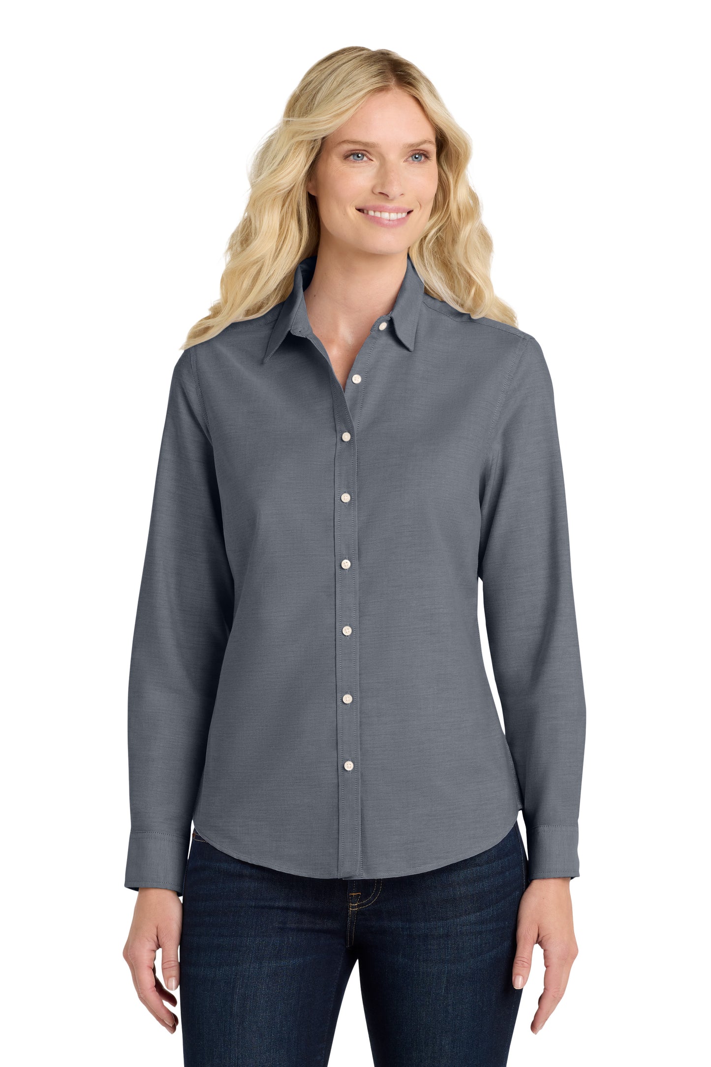 TDCJ Port Authority® Women's SuperPro™ Oxford Shirt. L658