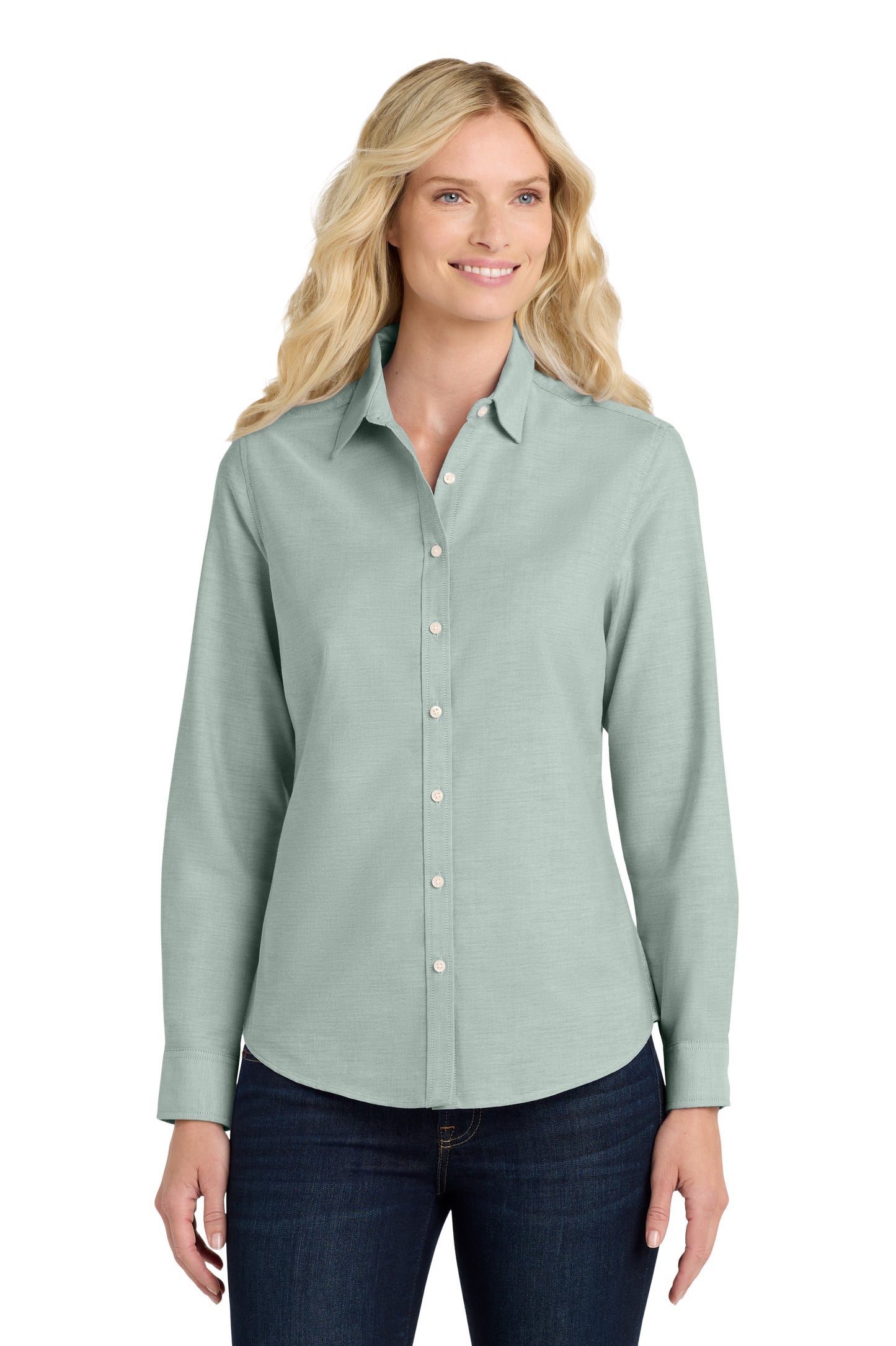 TDCJ Port Authority® Women's SuperPro™ Oxford Shirt. L658