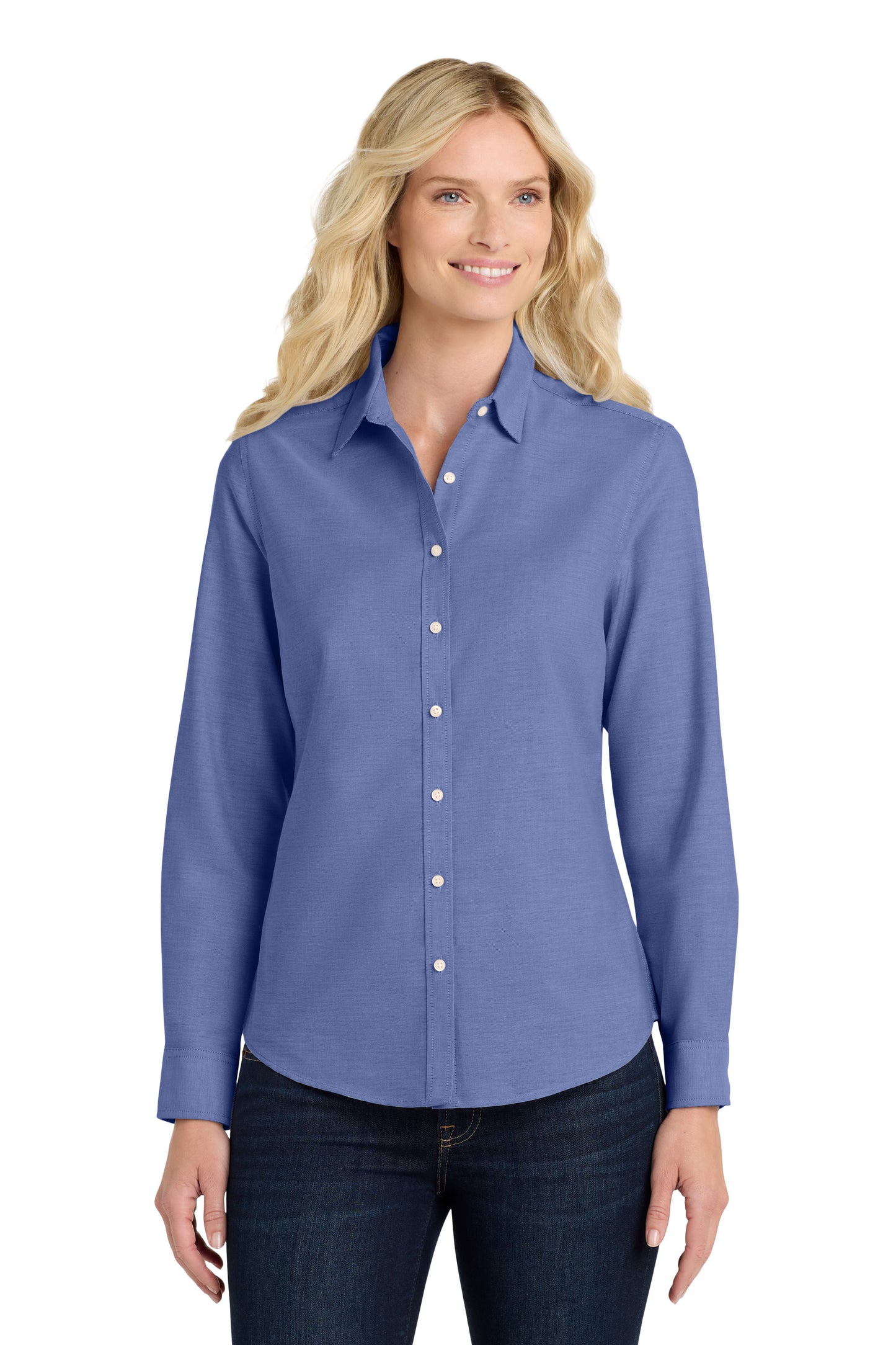 TDCJ Port Authority® Women's SuperPro™ Oxford Shirt. L658