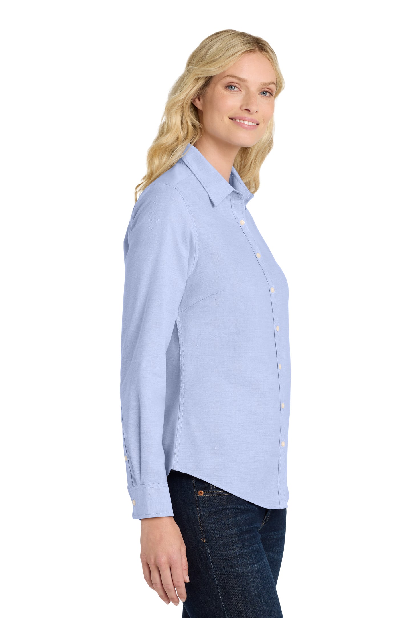 TDCJ Port Authority® Women's SuperPro™ Oxford Shirt. L658