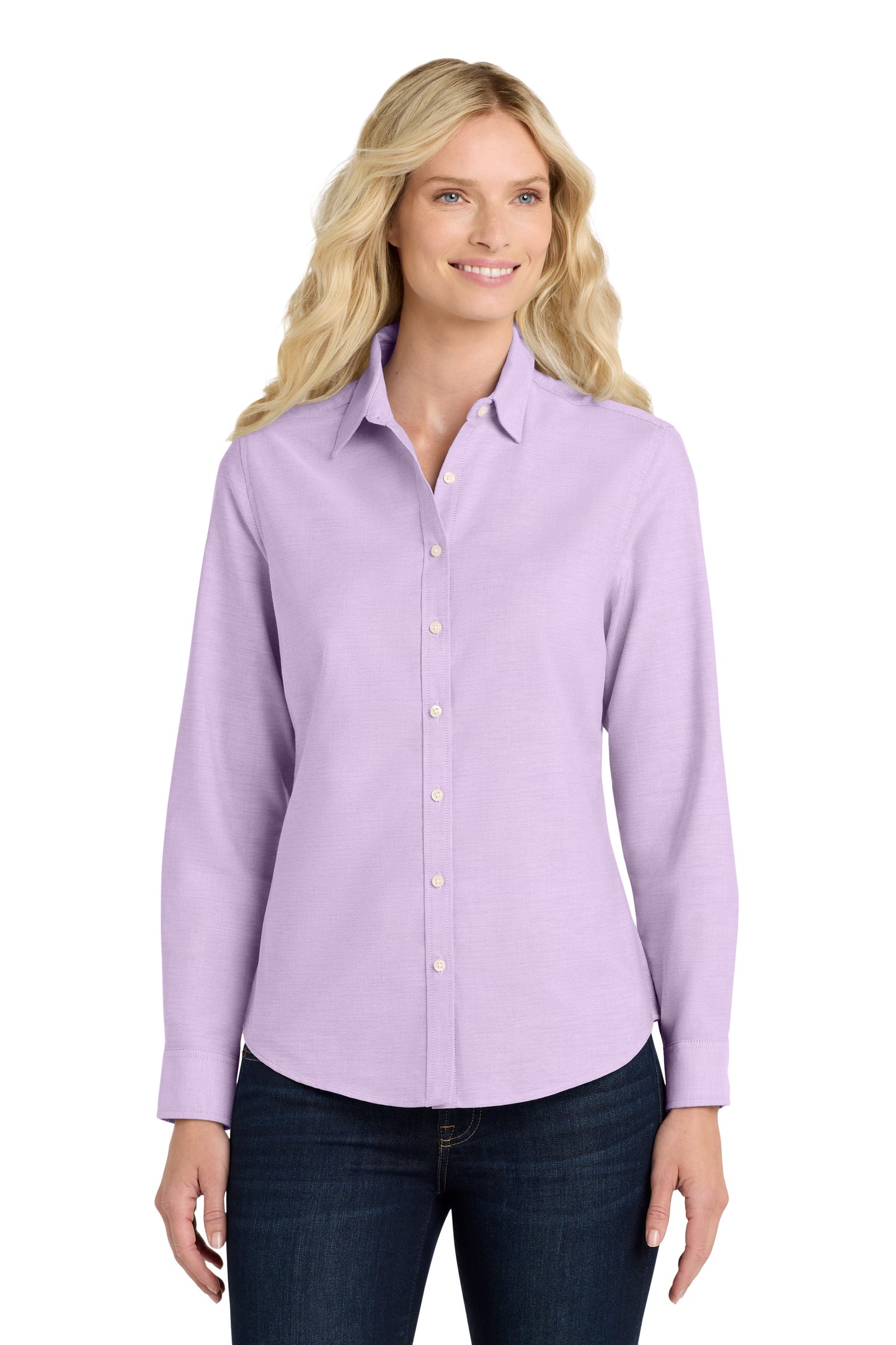 TDCJ Port Authority® Women's SuperPro™ Oxford Shirt. L658