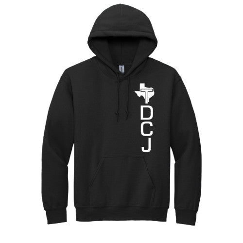 TDCJ Gildan® - DryBlend® Pullover Hooded Sweatshirt With Front/Back Logo