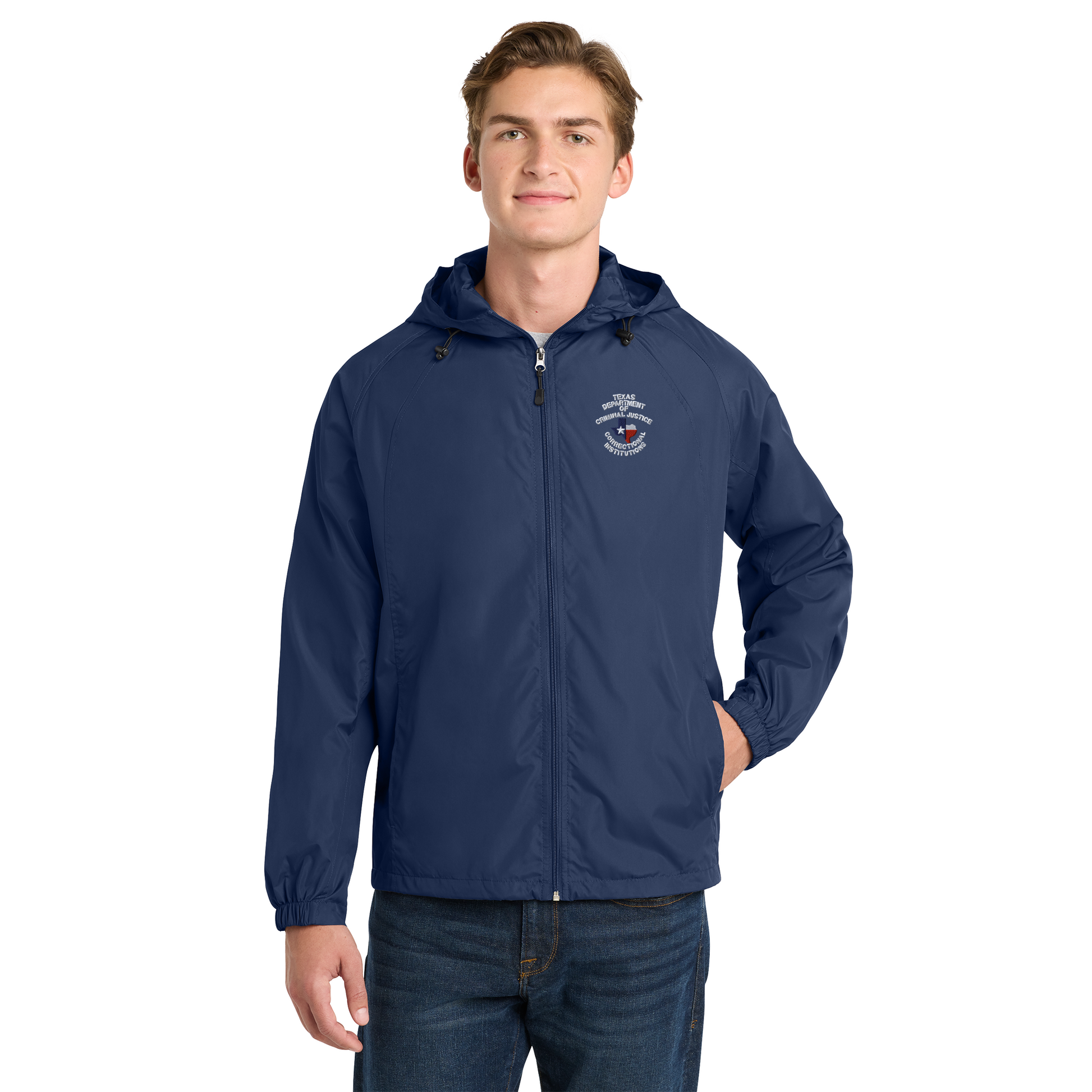 TDCJ JST73 Full Zip Wind Jacket with Hood