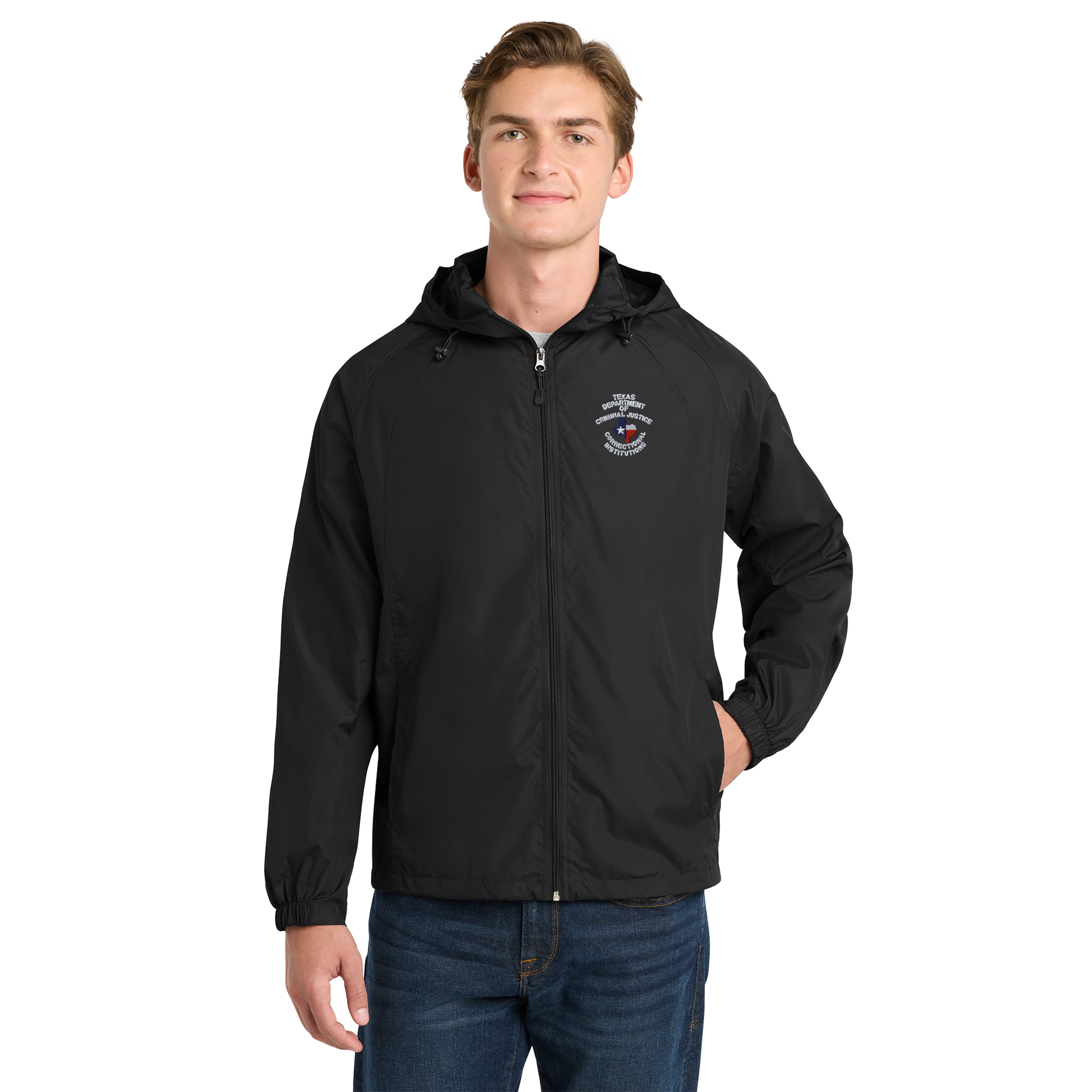 TDCJ JST73 Full Zip Wind Jacket with Hood