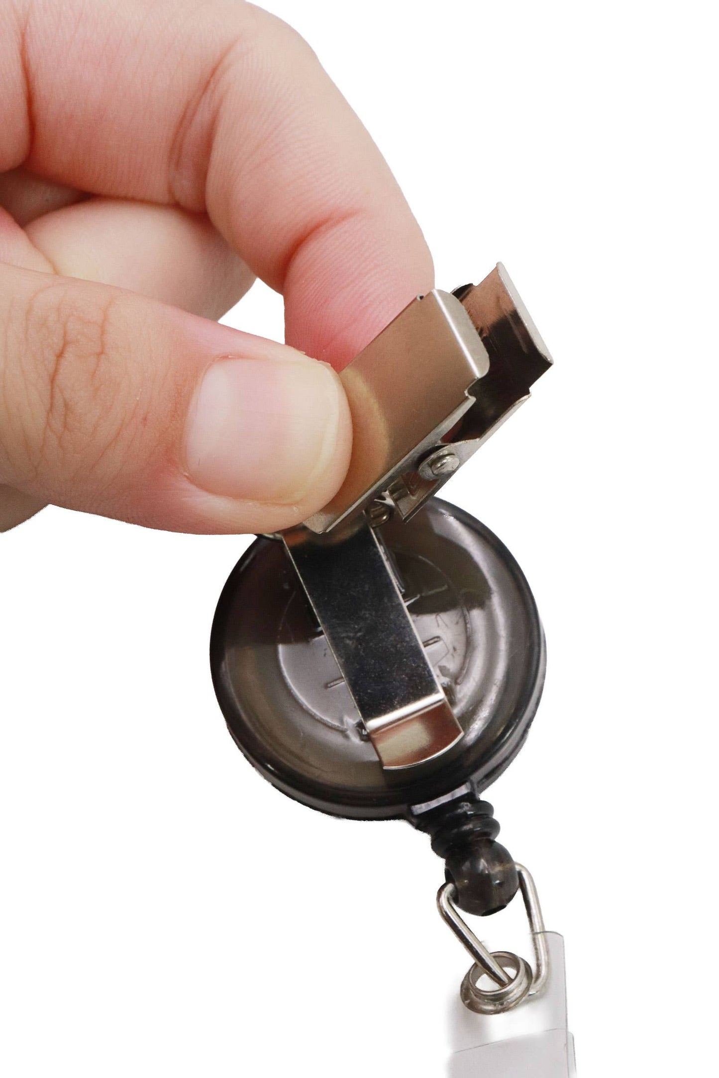 Black ID Card Holder Lanyard