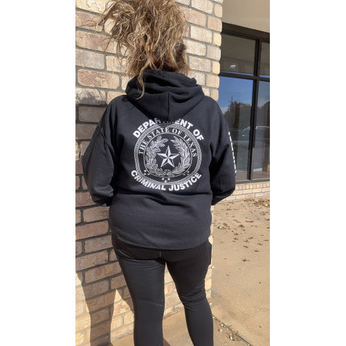 TDCJ Gildan® - DryBlend® Pullover Hooded Sweatshirt With Front/Back Logo
